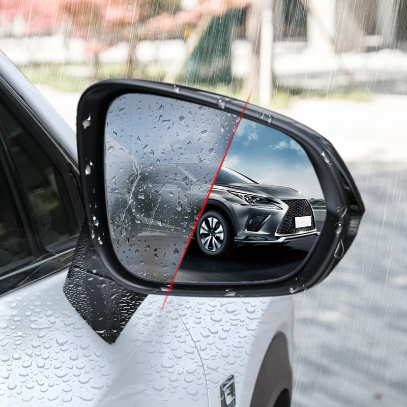

2pcs Car Waterproof Anti Fog Film Rearview Mirror Protective Film Sticker Window Clear Stickers For Lexus ES ES350 NX NX200t RX