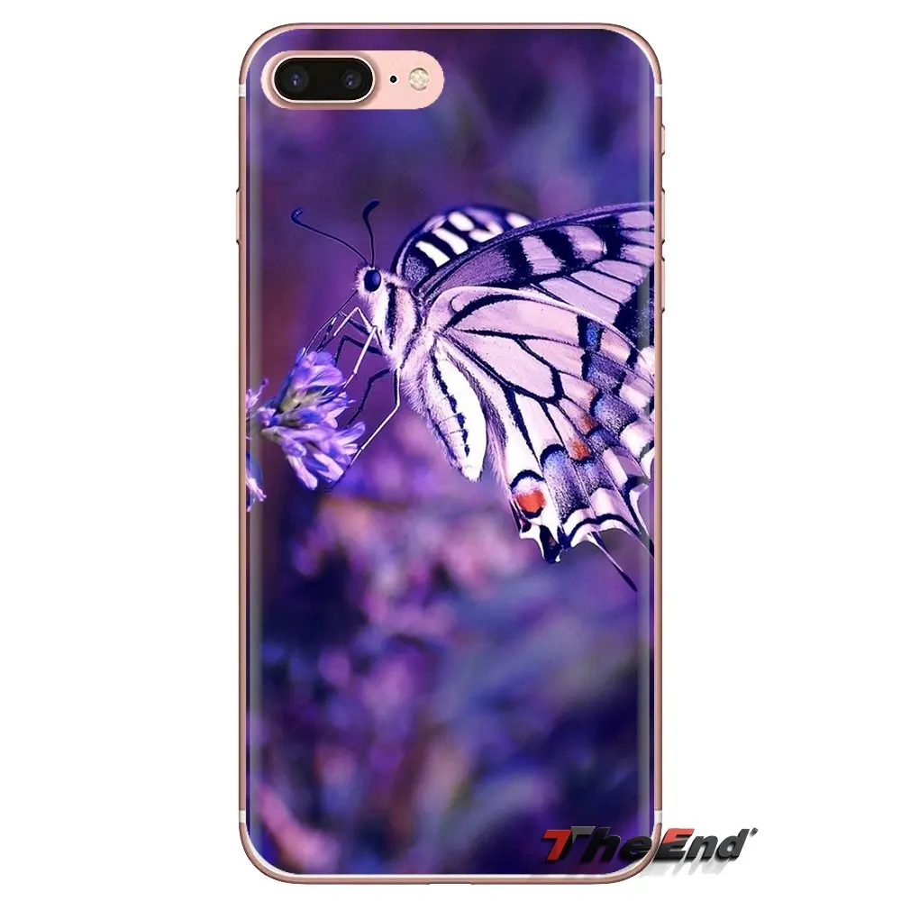 Для Huawei Mate Honor 4C 5C 5X 6X 7 7A 7C 8 9 10 8C 8X 20 Lite Pro beauty Красочные бабочки прозрачные мягкие