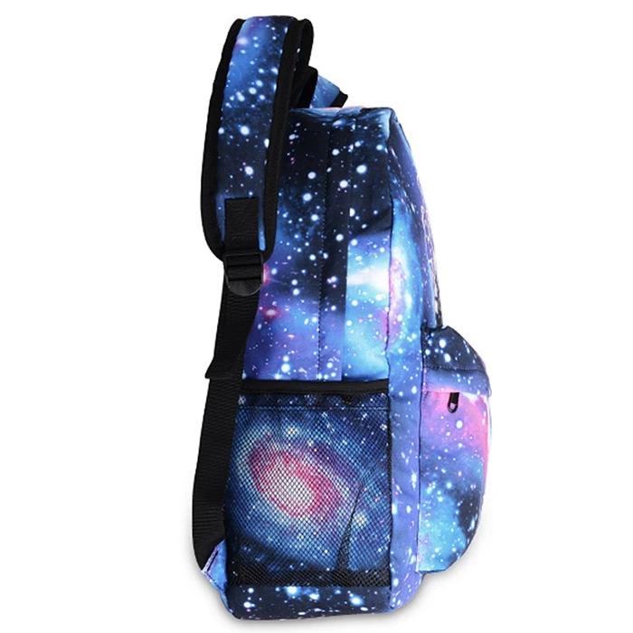 Детский школьный рюкзак с печатью галактики, звездами для подростковых девочек и мальчиков.