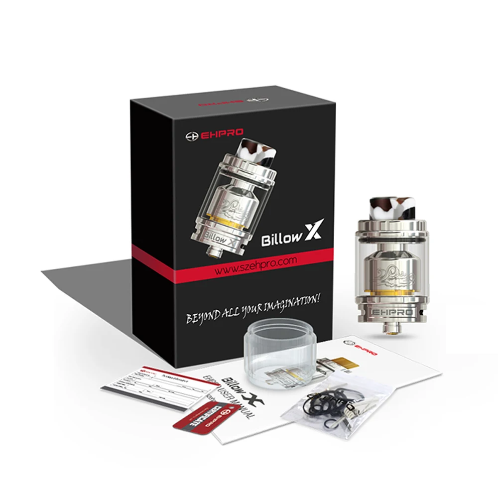 Оригинал Ehpro Billow X RTA DIY двойные катушки 4 мл/5 мл 510 Резьбовая электронная сигарета