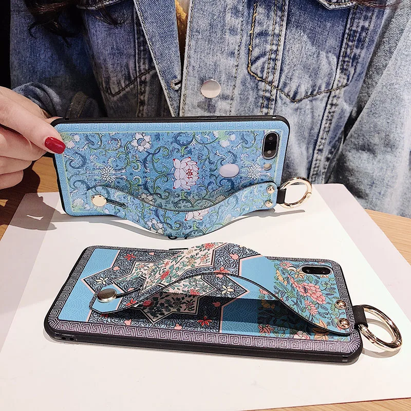 Чехол с ремешком на запястье для телефона Huawei Mate 10 20 Pro чехол P10 plus P20 Lite Nova 4 3 3i 2s
