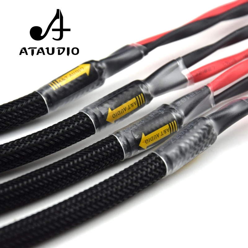 ATAUDIO S16 4 1 пара Hifi динамиков кабель высокой производительности 4N OFC Fever Audio Line м 2 5 3