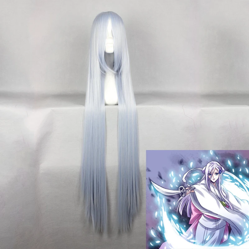 BLEACH Sode no Shirayuki косплей парик с рукавами белый снег для женщин Хэллоуин Карнавал