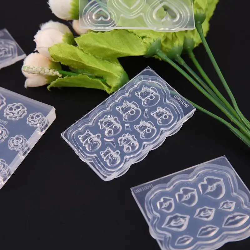 8 форм ногтей силиконовые формы DIY Дизайн советы шаблон 3D УФ гель акриловый