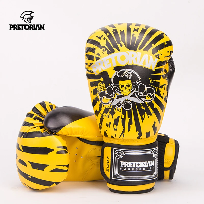 Профессиональные боксерские перчатки 2017 Pretorian Twins Muay Thai MMA Fitness Grant Luva De боксом