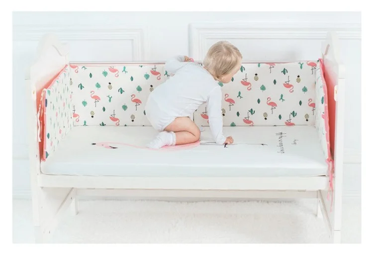 Infant Crib Bumper Newborn Bed Crib Side Protect Bumper 130*30cm One PC Baby Room Bedding Room Decor Cribs For Boys Girls