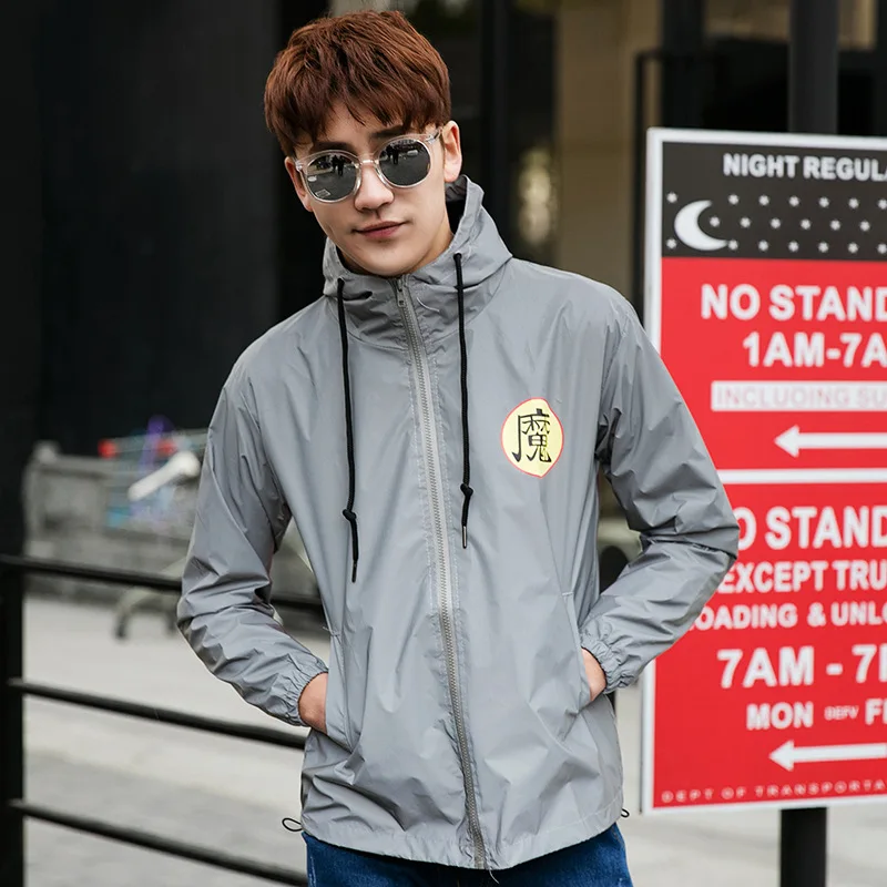 2019 светоотражающие куртки для мужчин и женщин ветровка мужские пальто мужская