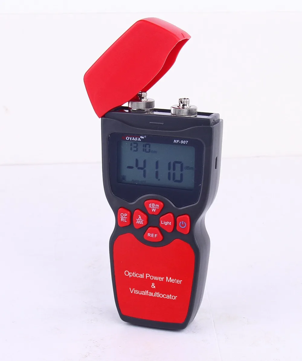 NOYAFA NF 907C 2 в 1 Мощность метр + VFL Оптический мультиметр волоконно оптический &