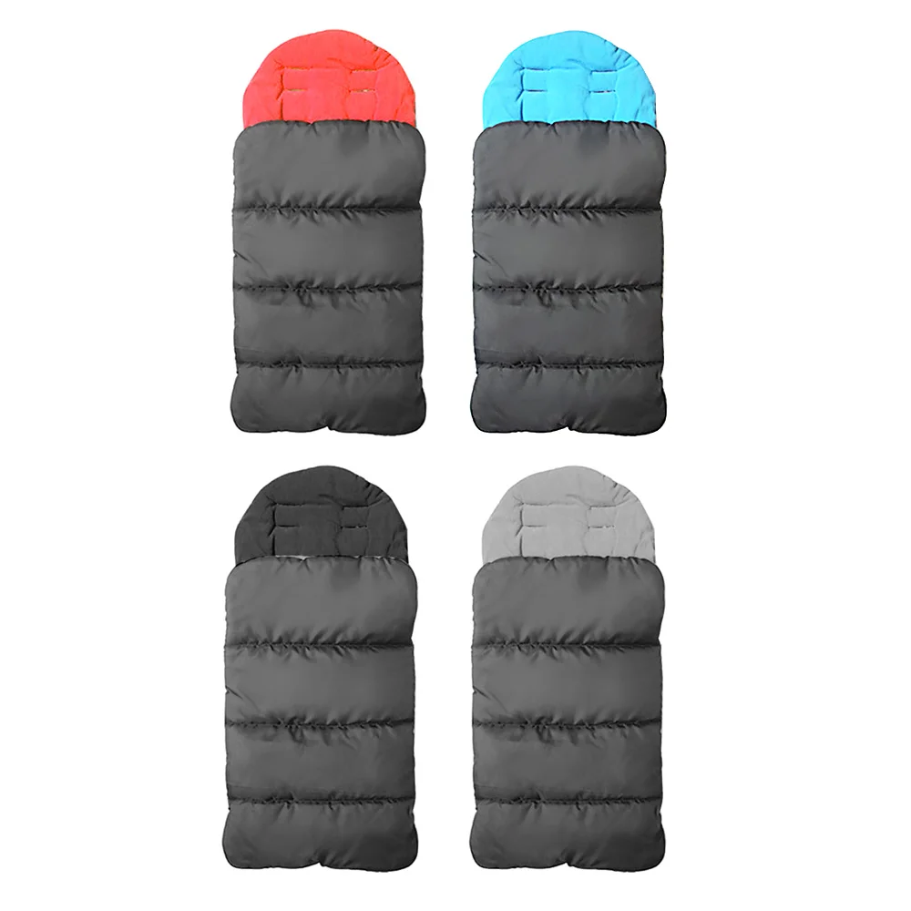 Зимний плотный теплый спальный мешок для детской коляски чехол ног