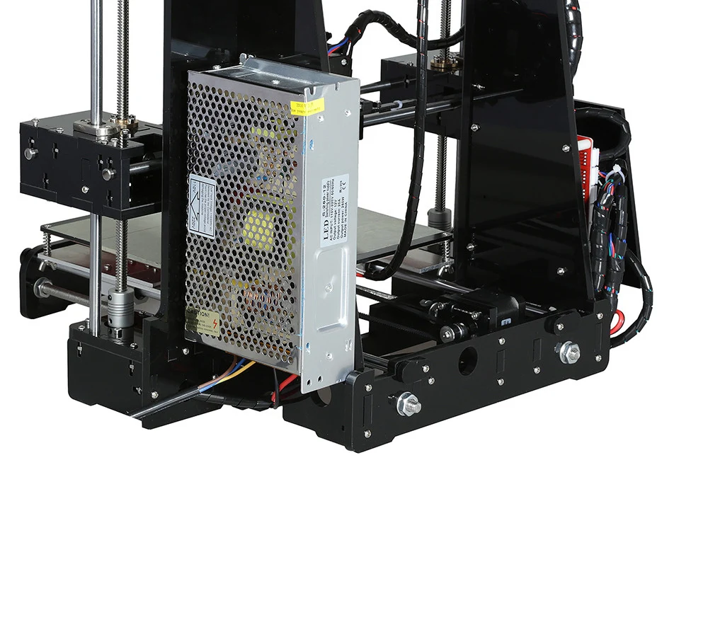 Anet A6 3d принтер настольный блок Высокая точность Полный акриловый Reprap Prusa i3 DIY 3d Принтер Комплект 16 Гб SD карта ЖК большой размер
