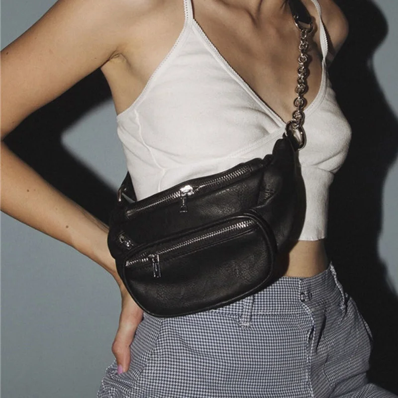 Женская Роскошная сумка летняя черная через плечо с цепочками Bolsa Feminina Bolsos Mujer Sac