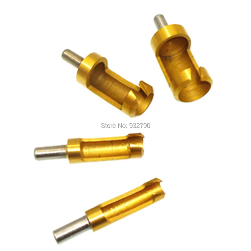 4 шт. Титан плагин резак счетчик скучно отверстие деревянной Лесоматериалы дрель