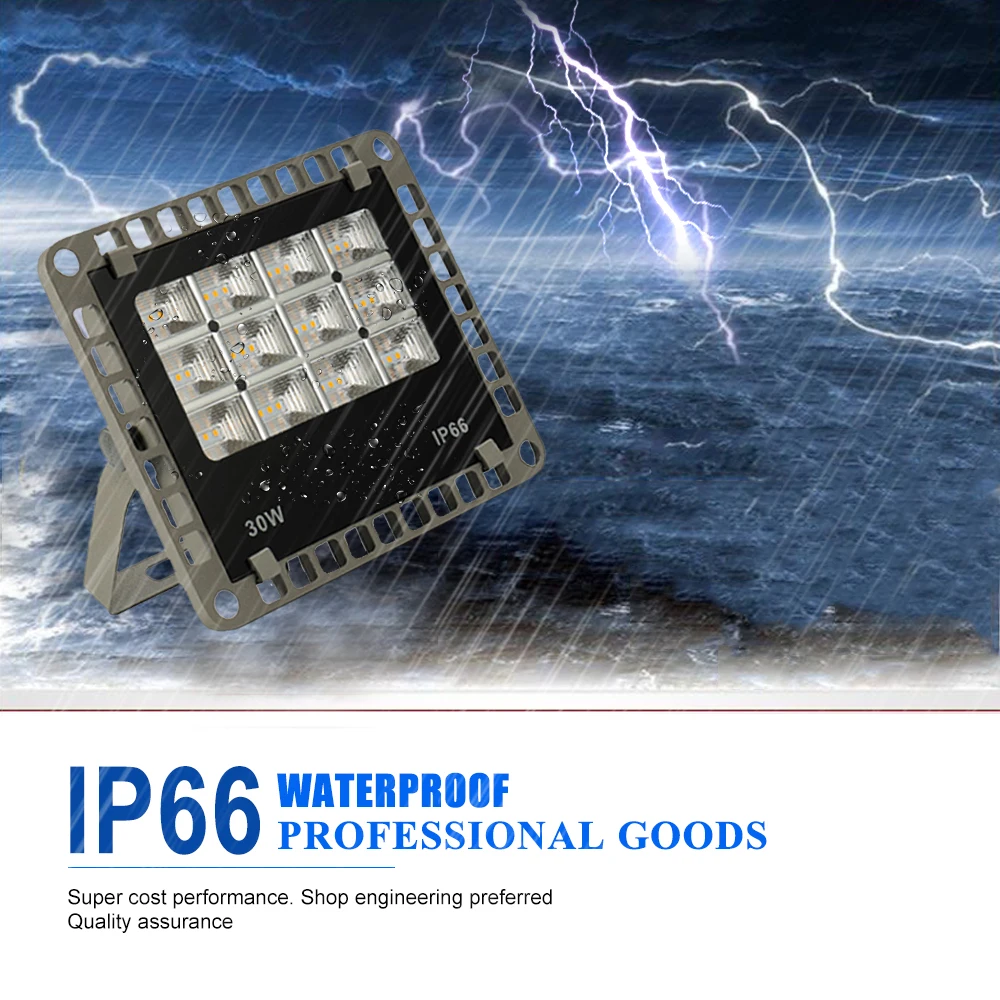 30 Вт 50 100 150 200 супер яркий светодиодный светильник 75 Водонепроницаемый IP66