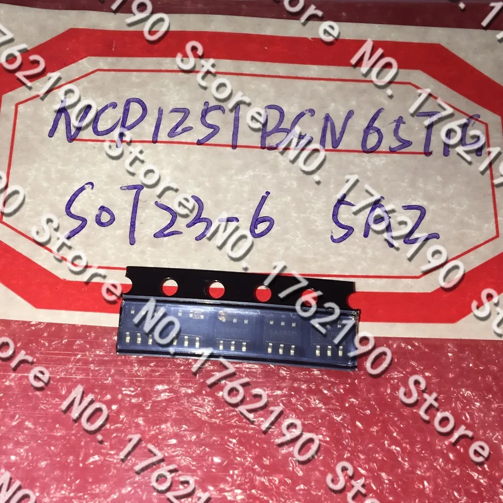 5 шт./лот NCP1251 ncp125 1bsn65t1g SOT23-6 SMD силовая IC Печать: 5A2 5AA 5AX