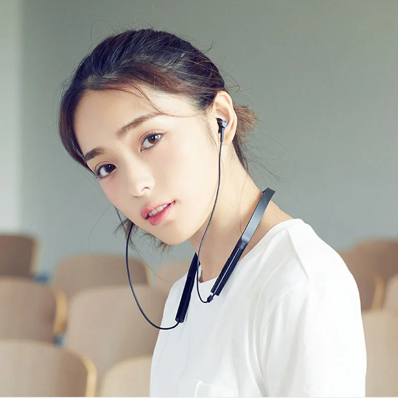 Xiaomi шейным Bluetooth наушники беспроводные гарнитура громкой связи спортивный