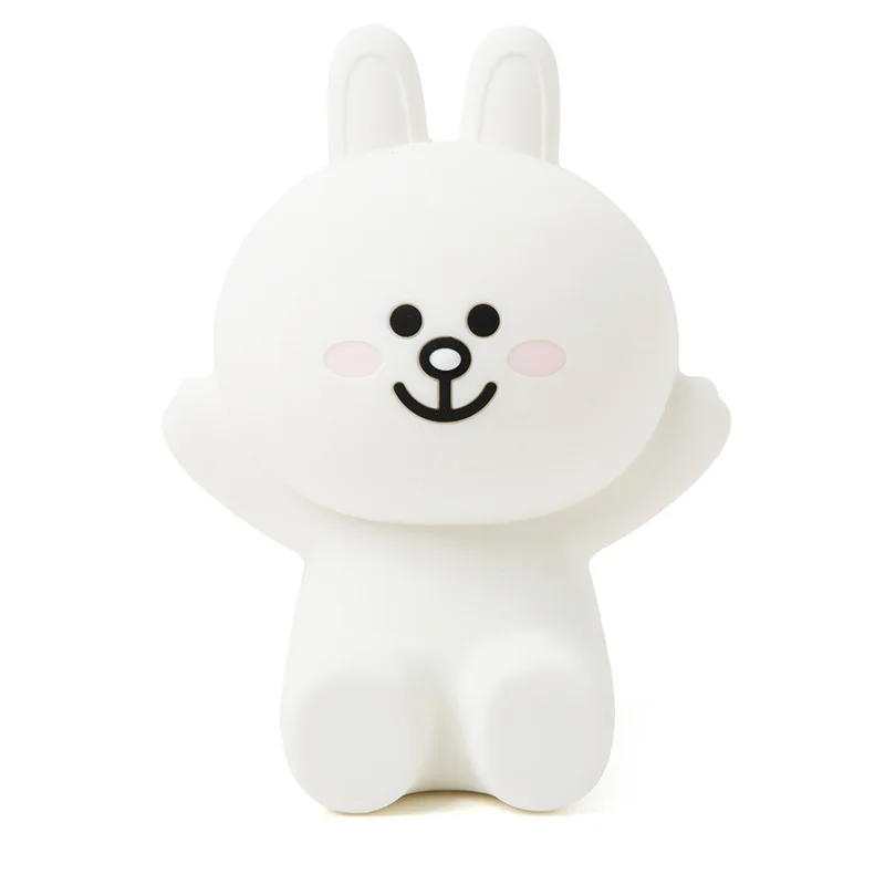 Перезаряжаемые USB ночной Светильник СВЕТОДИОДНЫЙ &quotМедведь&quot &quotКролик&quot