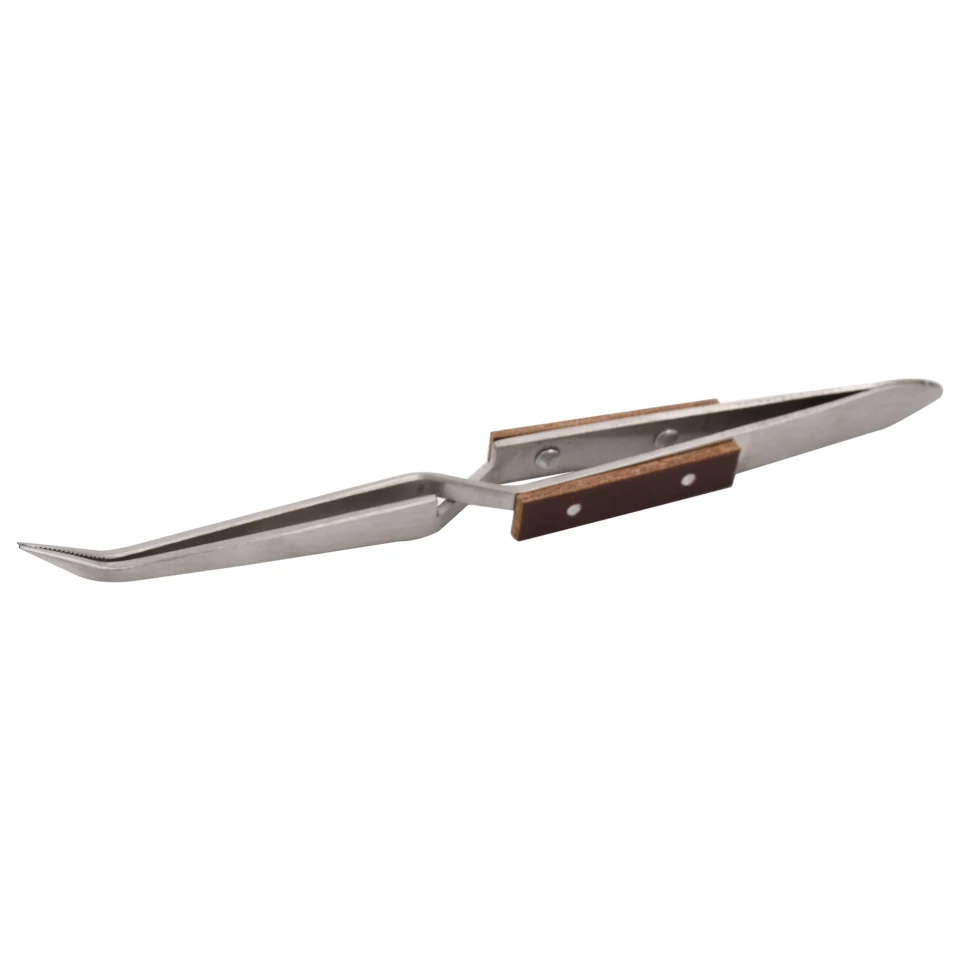 2 шт Прямая/изогнутая пайка нержавеющая сталь tweezers Пинцет адиабатический Ниппер Optinal необходимый ремонтный инструмент своими руками