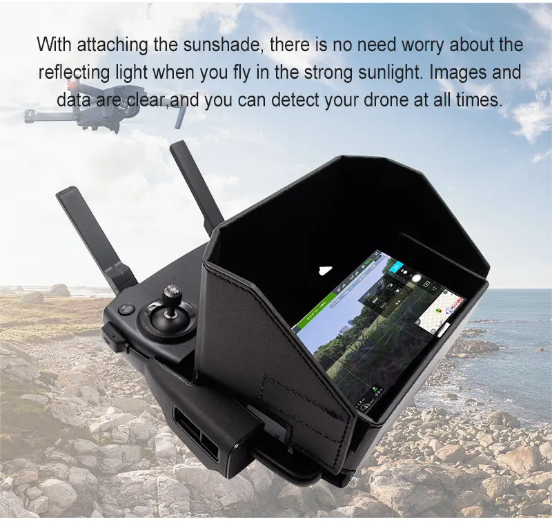 DJI Mavic пульт дистанционного управления солнцезащитный козырек 4,7-5,5 дюймов Солнцезащитный капюшон для DJI Mavic Air/Pro/Spark/Phantom4 Pro/inspire/Mavic 2