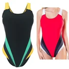 Новый M - 5XL спортсмена из кусков сдельный купальник сексуальный Для женщин спортивный треугольный купальный костюм размера плюс для плавания пляжная одежда