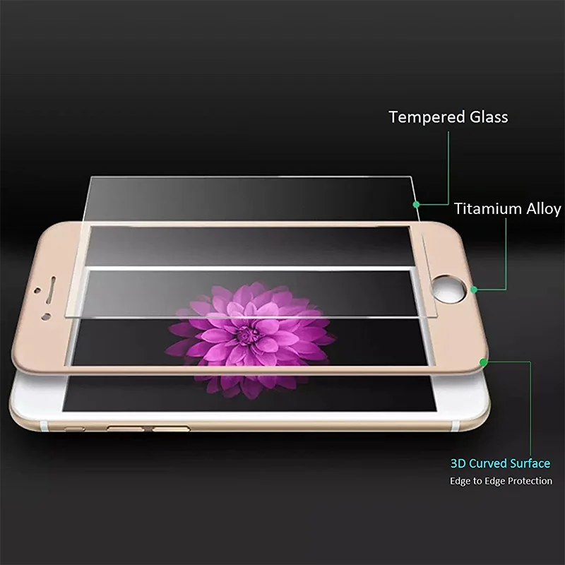 Закаленное стекло для iPhone 6 / 6s 6Plus Plus 7 8 8Plus | Мобильные телефоны и аксессуары