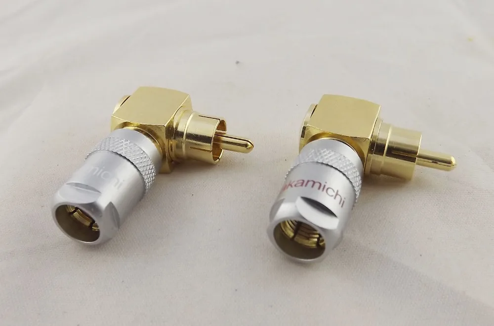 1 пара прямоугольный разъем RCA паяльный |