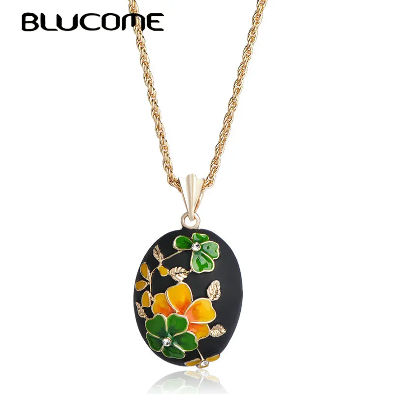 Женская вечерняя кофта Blucome цепочка с подвеской из сплава и эмали круглый