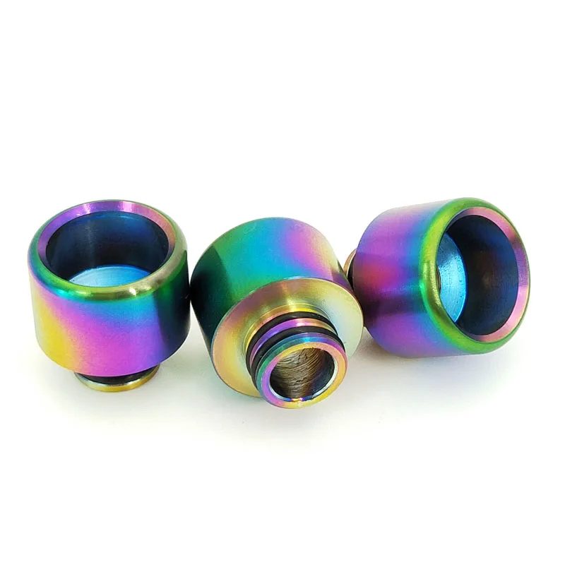 

5pcs VapeSoon High Quality Stainless Steel Rainbow Drip Tip For TFV8 BABY TFV12 BABY Prince TANK MELO 3 MINI