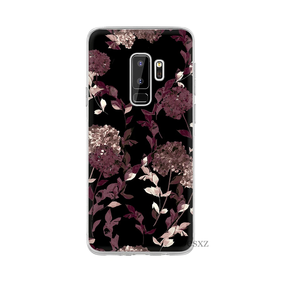 Чехол для мобильного телефона Desxz с черным цветком Жесткий ПК Samsung Galaxy J1 J2 J3 J5 Prime J6