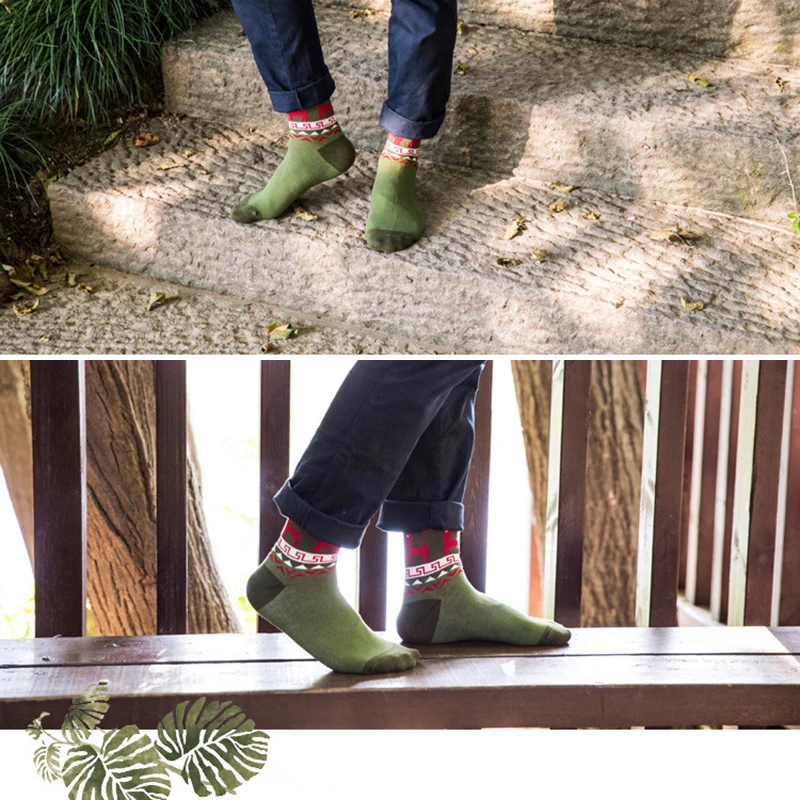 Новый хлопчатобумажные мужские носки для мужчин забавные экипажа носок животных