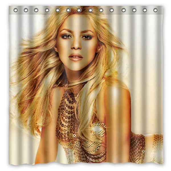 Шакира индивидуальные ванны душ шторы водонепроницаемый Mildewproof полиэстер ткань