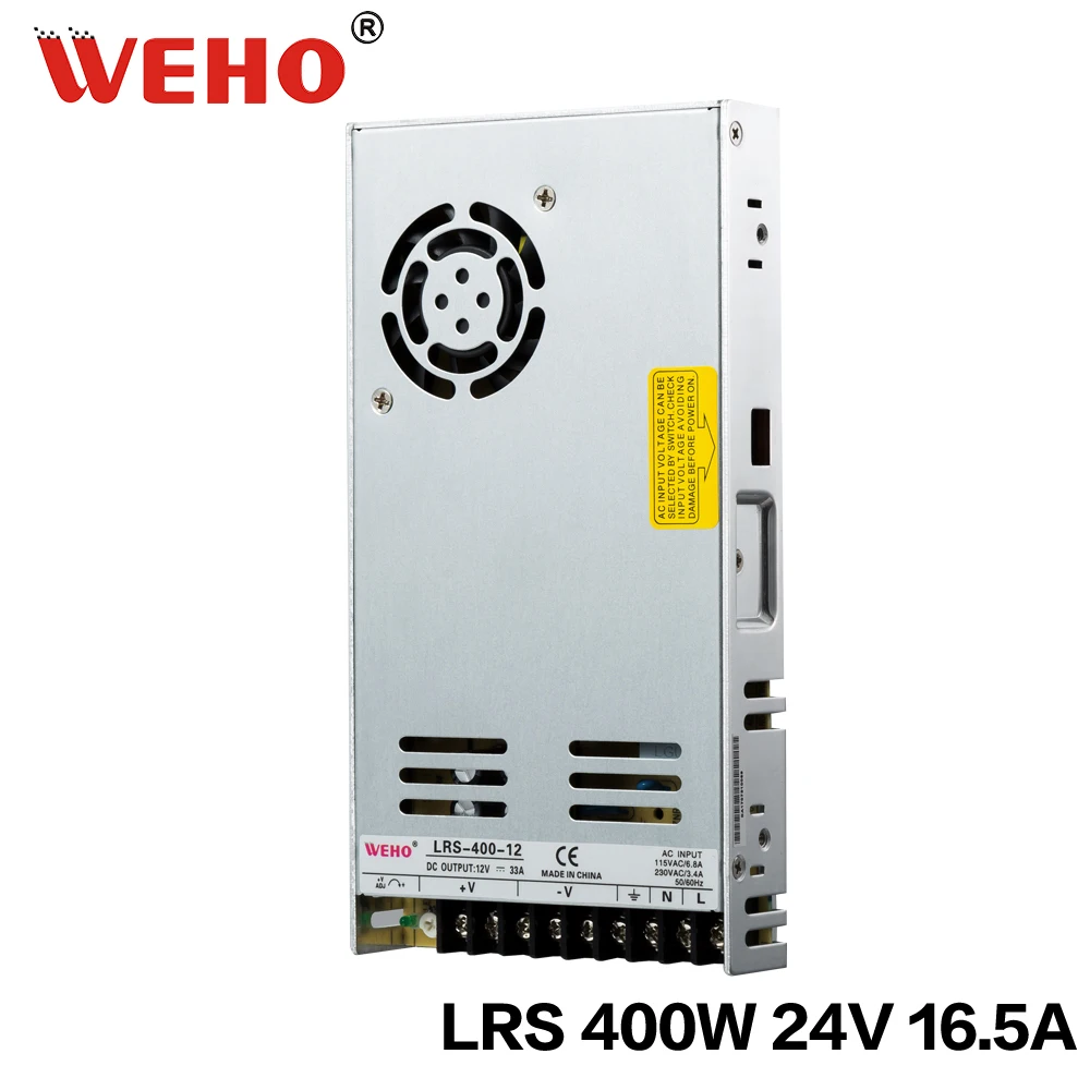 (LRS 400 24)LRS 24 ультратонкий источник питания ac/dc 400w 24v с постоянным напряжением|power supply 400w|power 24vpower |