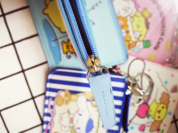 Pom Purin Fashion oroll модная аниме PU карточка для связки ключей брелок для ключей монета держатель для ключей подвеска унисекс на молнии подарки Новинка