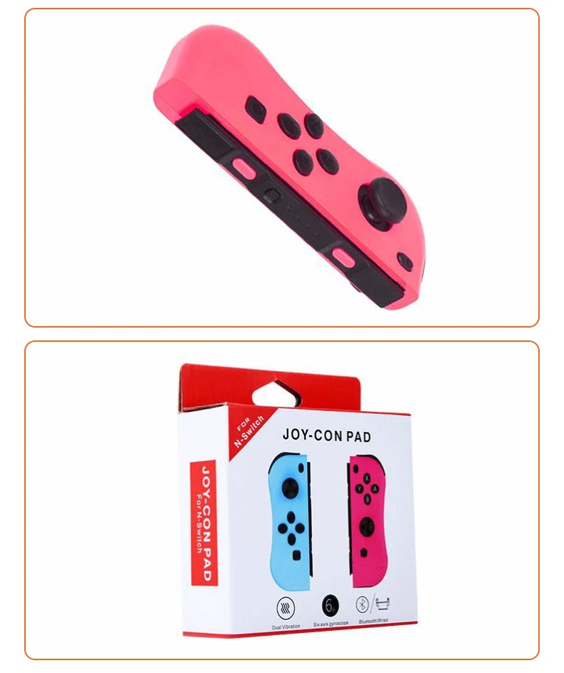 Bluetooth беспроводной Pro пульт дистанционного управления геймпад джойстики Joy-con(L/R) для Nintendo Switch NS игровая консоль с кабелем
