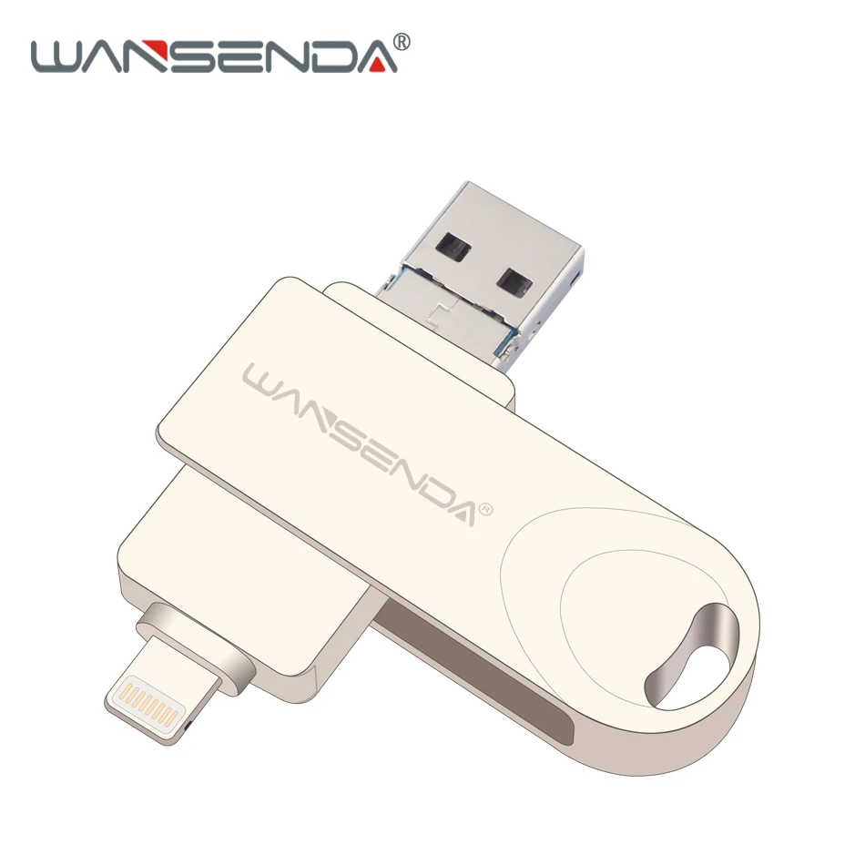 Wansenda OTG USB флэш накопитель USB3.0 флешки 128 Гб 64 ГБ 32 оперативной памяти 16 встроенной 8