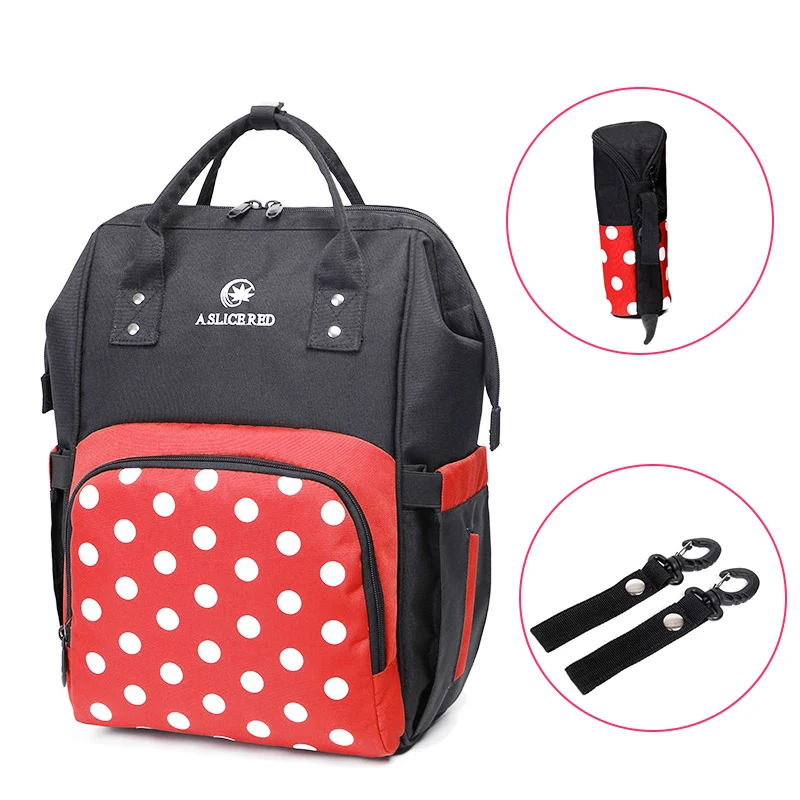 Baby Diaper Bag Mummy Maternity Nappy Bags Large Capacity Waterproof Travel Backpack Nursing Changing for Care | Мать и ребенок