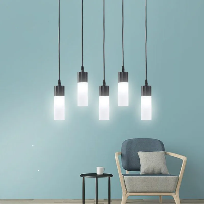 Античное кафе G9 Led Light деревенский железный подвесной светильник luminaria акриловый