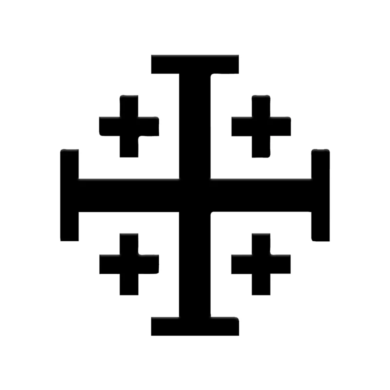 

Cross Crusaders Decal Sticker Funny Vinyl Car Window Bumper Truck