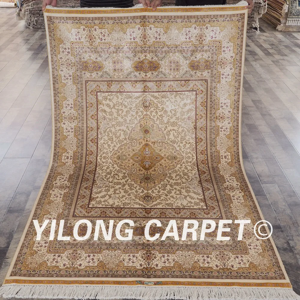 Винтажные персидские коврики Yilong 4 5 'x 6 5' для дома Классический Восточный
