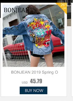 BONJEAN пальто с заклепками, осенняя верхняя одежда, куртка из искусственной кожи с буквенным принтом, женское короткое пальто, черные куртки и пальто BJ009