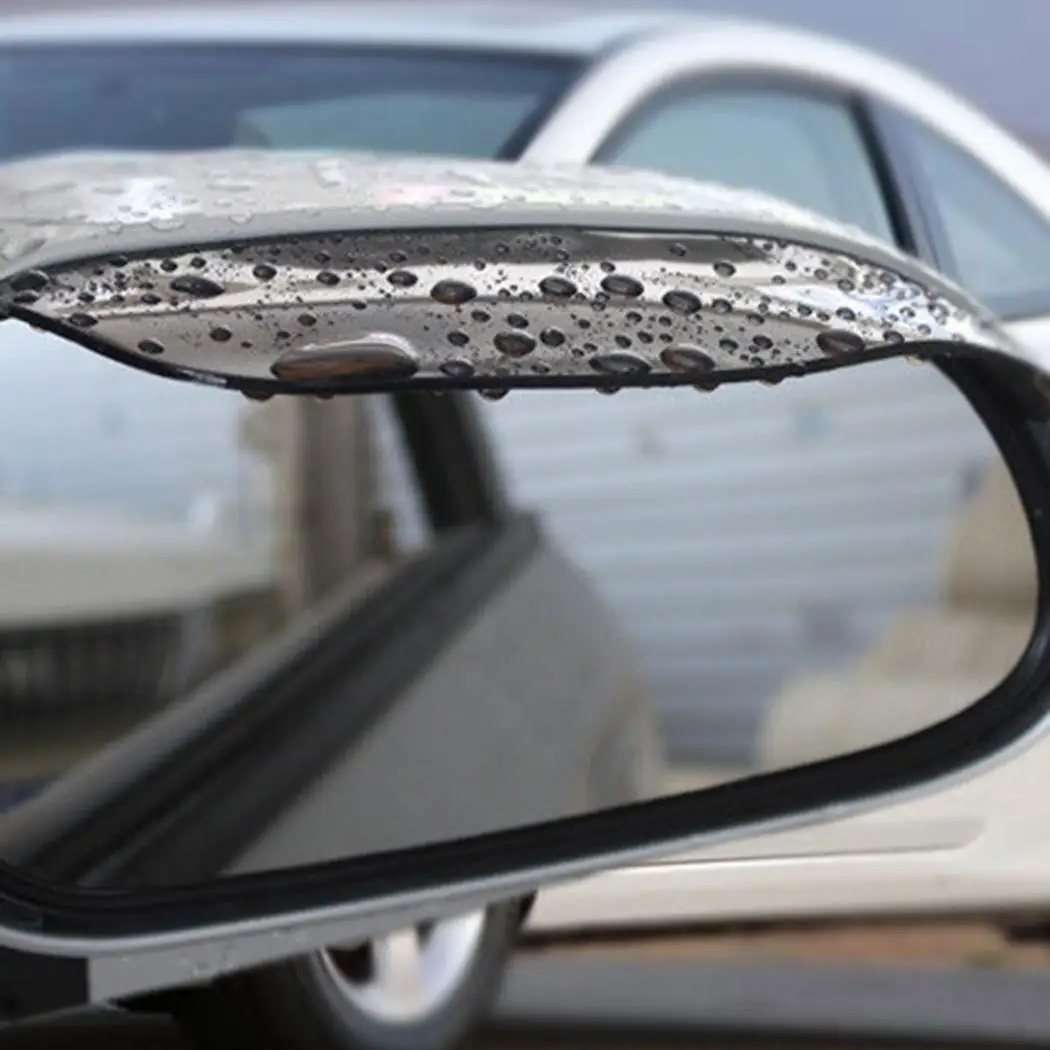 2 шт автомобильное зеркало заднего вида Дождь Вода брови твердое и т. д. крышка