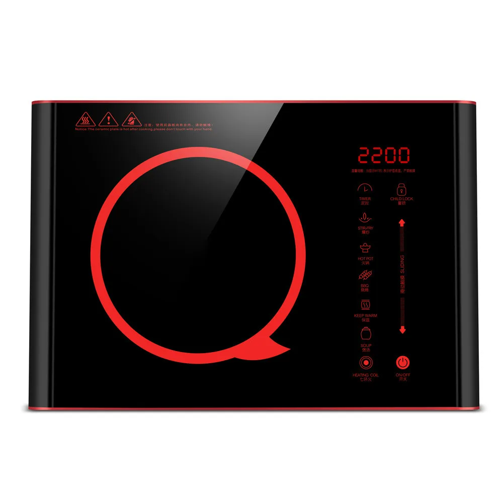 Горячие тарелки семикольцевая огнеупорная электрическая керамическая печь