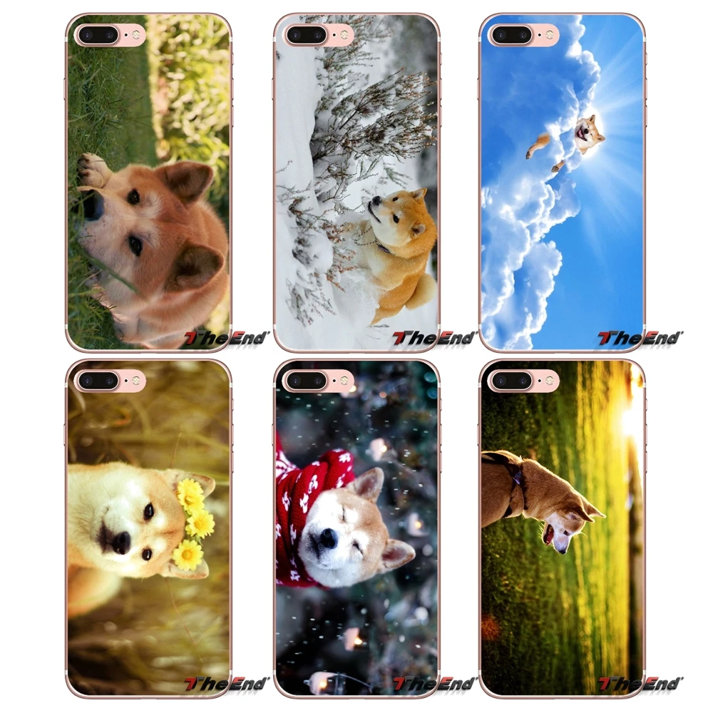 Желтый Doge Сиба ину Inu Alaskan корейский чехол для Sony Xperia Z Z1 Z2 Z3 Z5 compact M2 M4 M5 E3 T3 XA Aqua LG G4 G5
