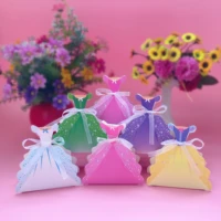 wedding candy box candy bag girl princess baby shower kids birthday favor boxes party decorations paper gift box 25pcs