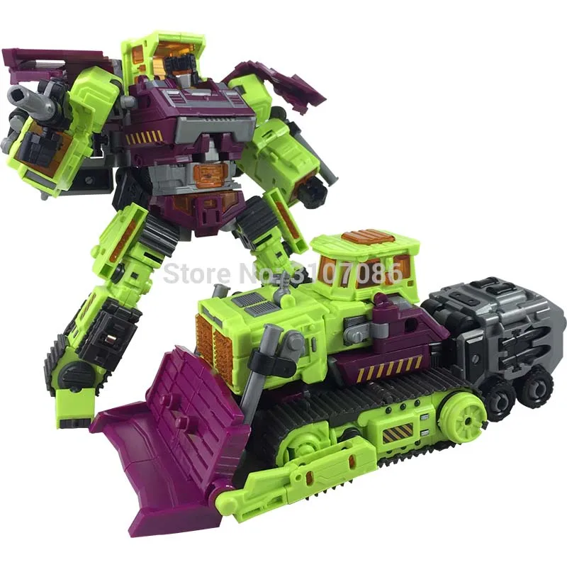 NBK Devastator бульдозер скраппер гравитационный крюк строитель GT Devastator KO трансформация Инженерная фигурка игрушки - Цвет: 4 NoBox