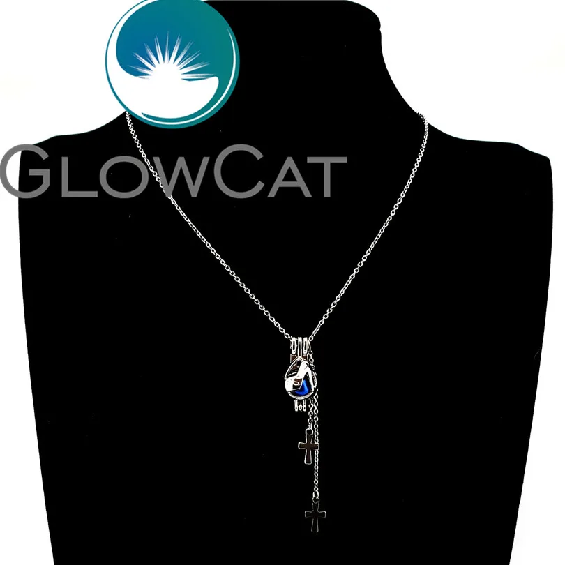 GLOWCAT KS608 обувь на высоком каблуке с перекрестными кисточками и стразами Oyster Pearl Cage