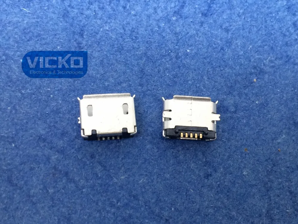 [VK] 10 шт./лот Micro USB Тип B разъем 5Pin SMT G18 Разъем Порт PCB плата Зарядка Бесплатная