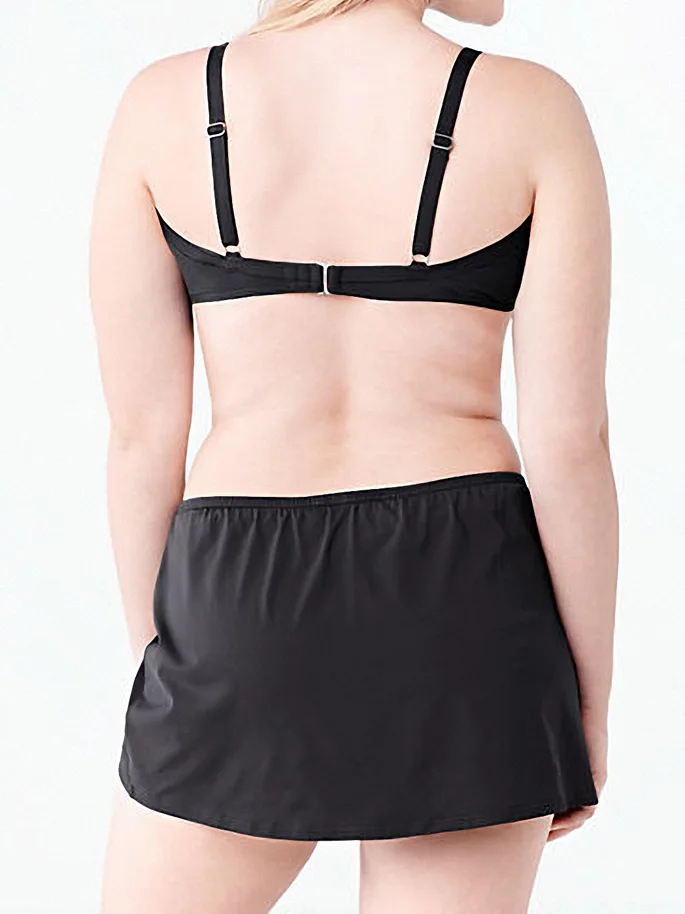 Европейский женский купальник Танкини большого размера с высокой талией большие