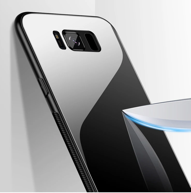 Самый популярный стеклянный чехол-накладка с защитой от царапин для Samsung Galaxy S8