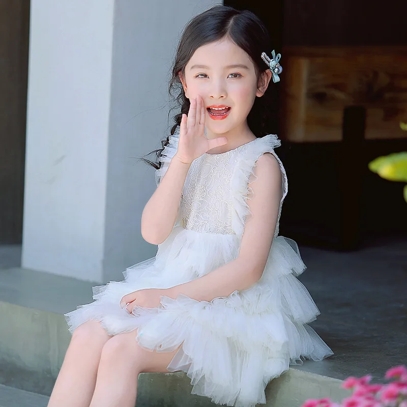 Многослойные пышные Детские платья для девочек Vestido Infantil Festa платье-пачка