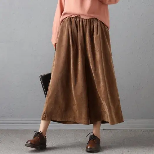 Новинка весны 2018 женская одежда свободные вельветовые повседневные штаны с